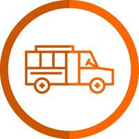 School bus Vector Icon Design