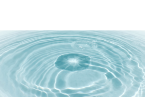 Defocus blurred transparent white colored clear calm water surface texture with splashes reflection. Trendy abstract nature background. Water waves in sunlight with copy space. Blue watercolor shine. png