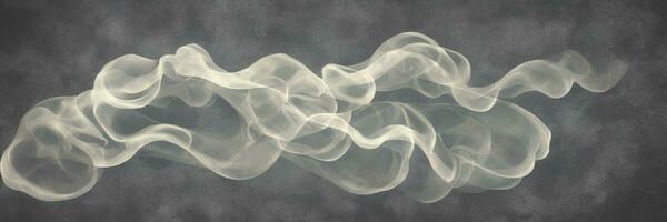 Abstract Smoke In Dark Background. AI generated photo