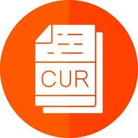 CUR File Format Vector Icon Design