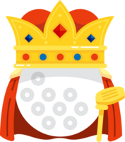 golf king crown png