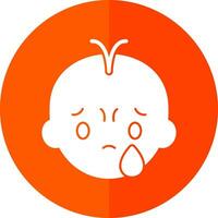 Crying Vector Icon Design