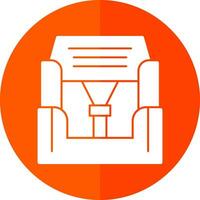 Car seat Vector Icon Design