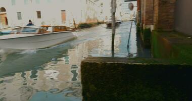 mujer en Venecia mirando para un bueno Disparo video