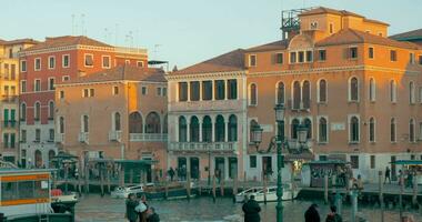 Aussicht von Venedig, Stadt mit Kanäle und Jahrgang die Architektur video