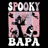 Halloween t-shirt design ,spooky t-shirt design vector