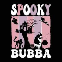 Halloween t-shirt design ,spooky t-shirt design vector