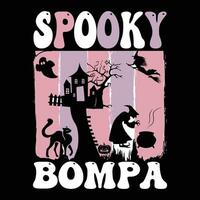 Halloween t-shirt design ,spooky t-shirt design vector