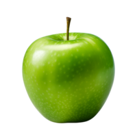 Fresh Green Apple No Background Applicable to any Context Perfect for Print on Demand Merchandise Ai Generated png