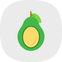 Avocado Vector Icon Design