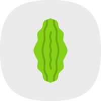 Bitter Melon Vector Icon Design