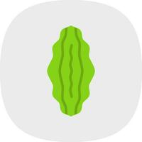 Bitter Melon Vector Icon Design