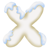 Cream And Ice Font X png