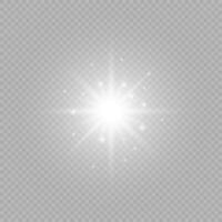 Light effect of lens flares vector