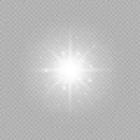 Light effect of lens flares vector