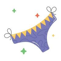 Trendy Underwear Concepts vector