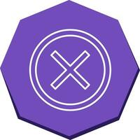 Do Not Cross Vector Icon