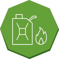 Unique Fuel to Fire Vector Icon