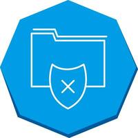 Vulnerable Folder Vector Icon