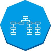 Unique Seo Structure Vector Icon