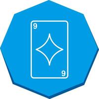 Diamonds Card Vector Icon