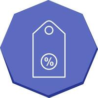 Unique Discount Tag II Vector Icon