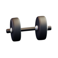 dumbbell  3d rendering icon illustration png