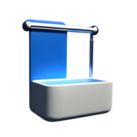 bathroom 3d rendering icon illustration png