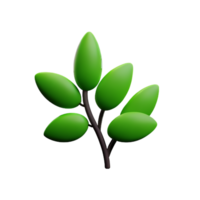 herbs 3d rendering icon illustration png