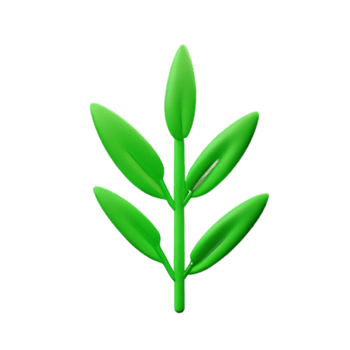 ervas 3d Renderização ícone ilustração png