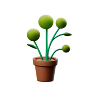 herbs 3d rendering icon illustration png