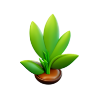 herbs 3d rendering icon illustration png