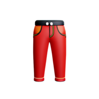 un pantalon 3d le rendu icône illustration png