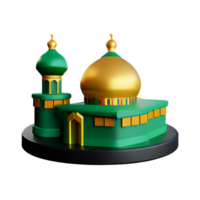 karbala 3d tolkning ikon illustration png