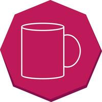 icono de vector de taza de café