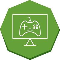 Unique Online Games Vector Icon