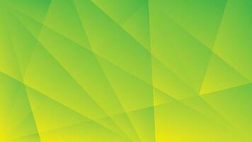 Green and yellow gradient polygon abstract background vector