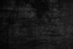 Abstract Dirty Black Chalkboard Background. photo