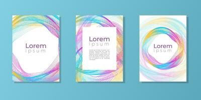 A set of templates for designing posters, postcards, invitations, social media design, presentations. Templates for business, sales. vector