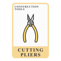 Cutting pliers Construction Customizable Playing Name Card png