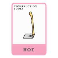 Hoe Construction Customizable Playing Name Card png