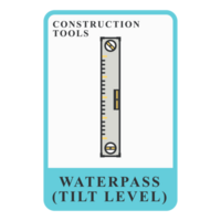 col d'eau inclinaison niveau construction personnalisable en jouant Nom carte png