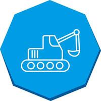 Escavator Vector Icon