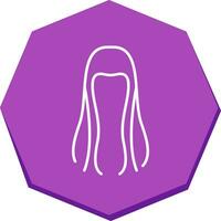 icono de vector de cabello