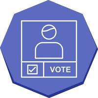 Candidate Banner Vector Icon