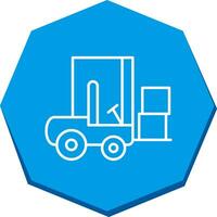 Forklifter Vector Icon