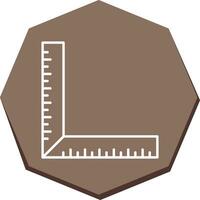 square Ruler Vector Icon