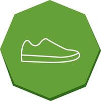 icono de vector de zapato