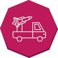 Missile Truck Vector Icon