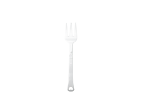 Top view of Folding plastic fork on transparent background png